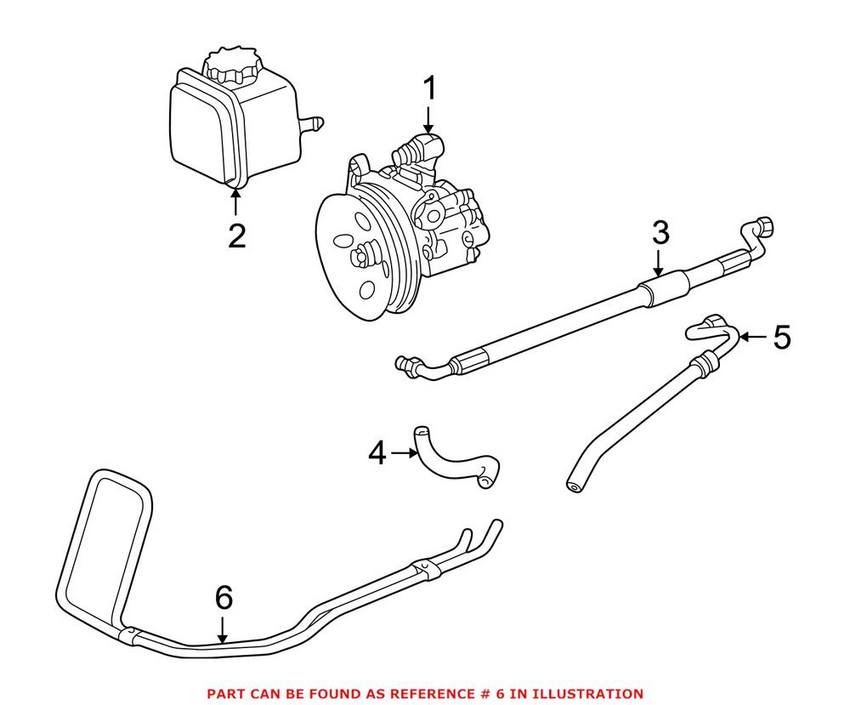 Mercedes Power Steering Cooler - Front 1704600624